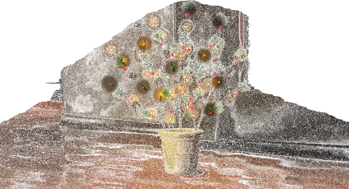 30" Led Austrian Pine Branches With Berries And Pine Cones (3-Pack) 1