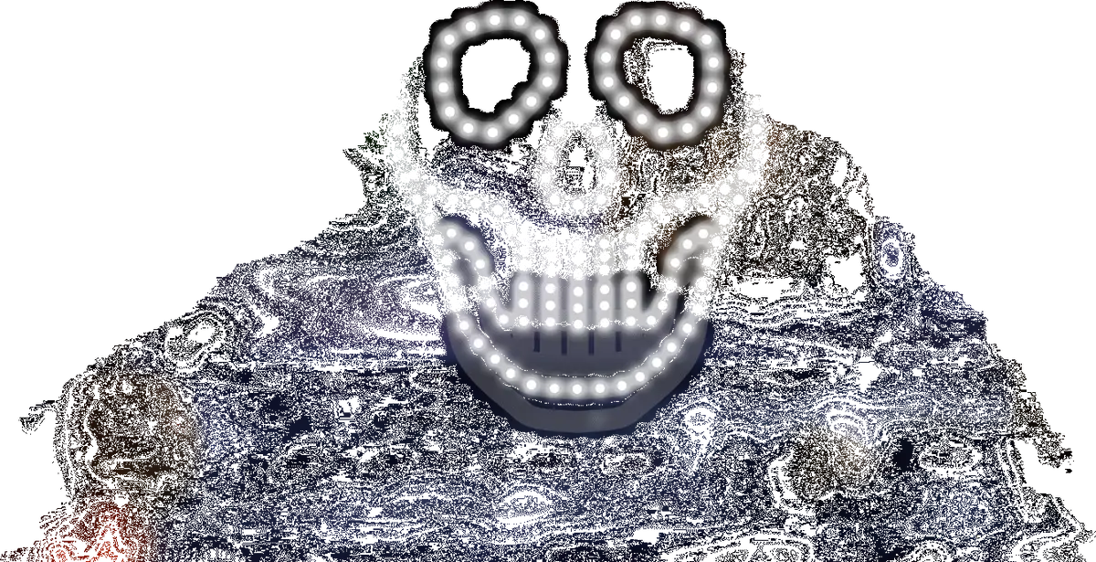16" Led Vibrant Motion Skull Decoration 1