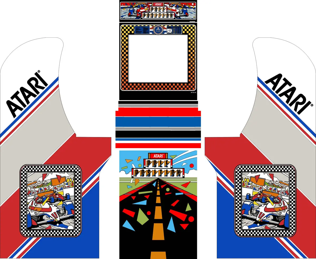 Arcade1up - Pole Position Art 1