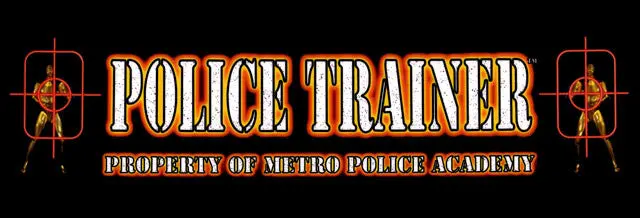 Police Trainer Arcade Marquee 2