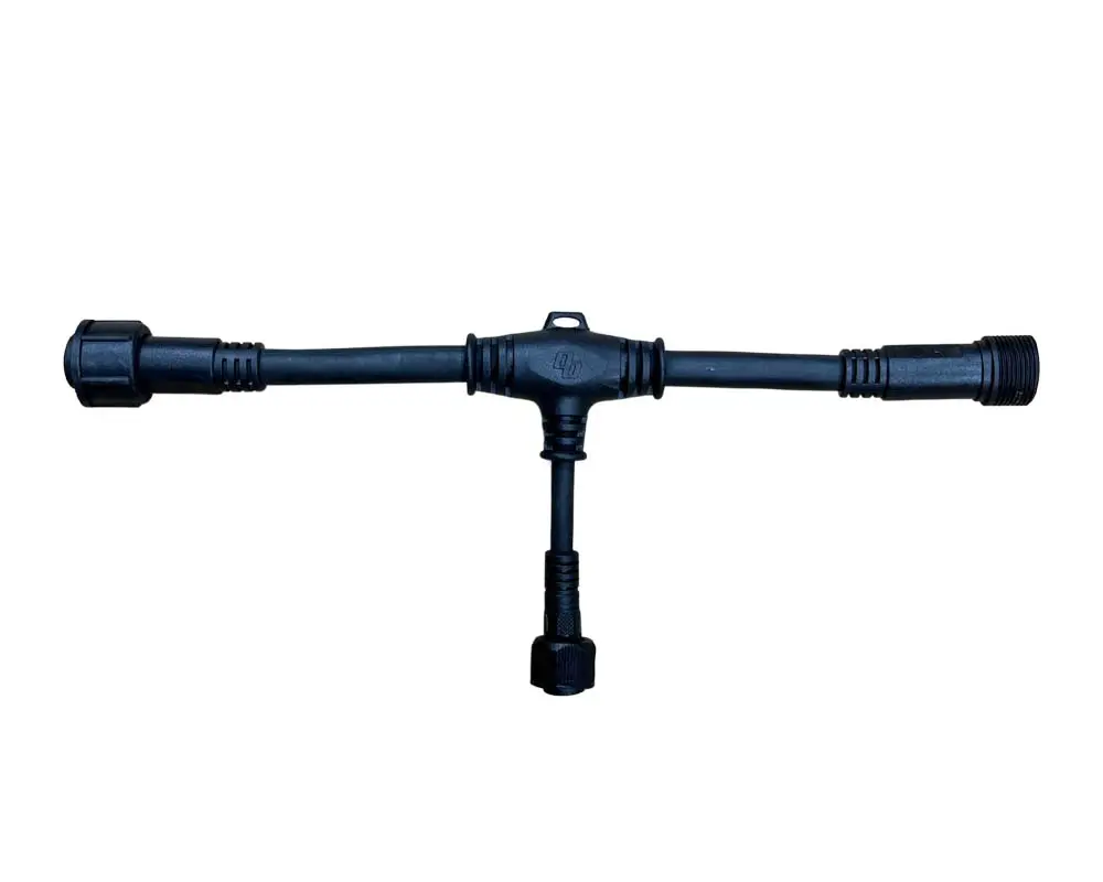 Tee Connector For Power Cord Trunk Line (Power Lead, Supports Up To 30 Amps) - Building Block Wire Harness 1