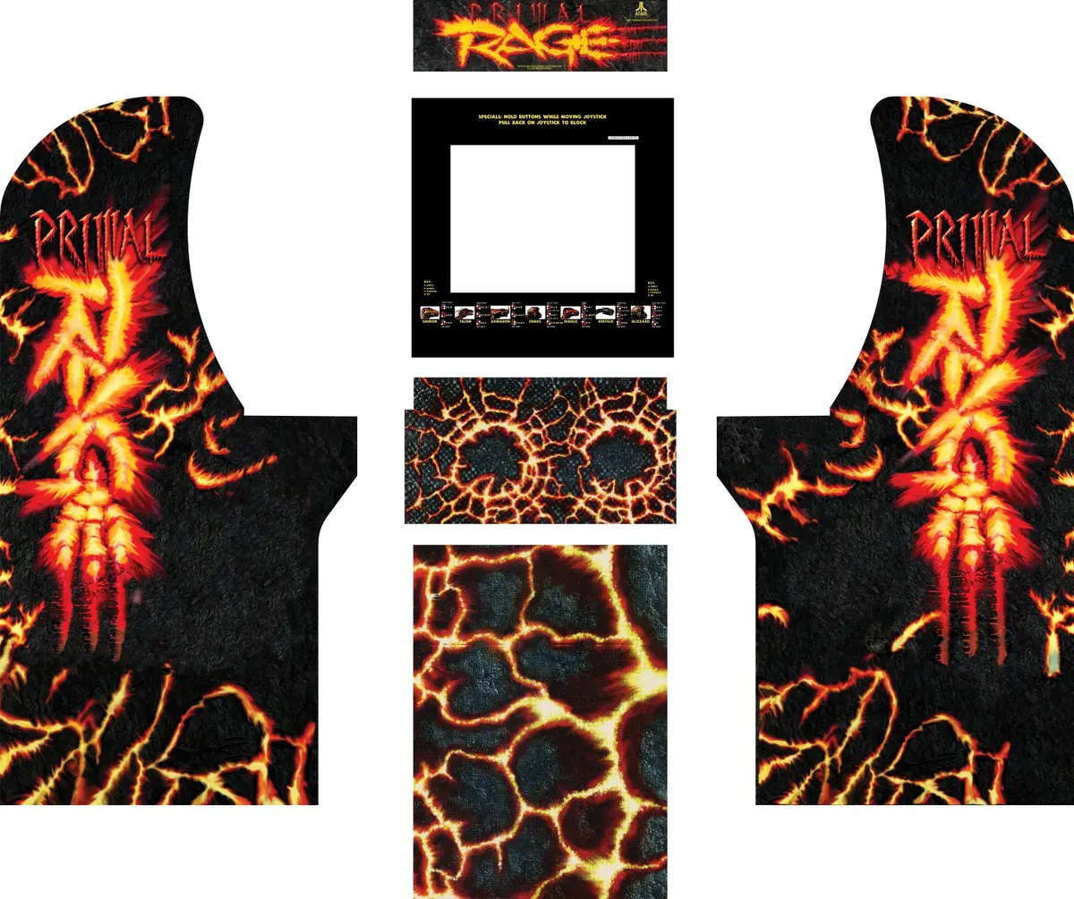 Arcade1up - Primal Rage Art 1