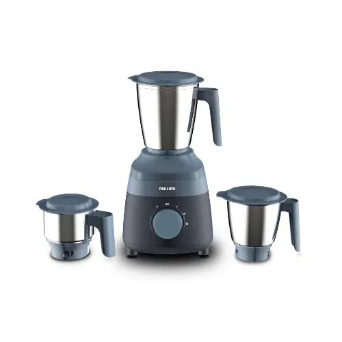Philips 500W Blue Mixer Grinder Mixer With 3 Jars - Hl1000/02 1