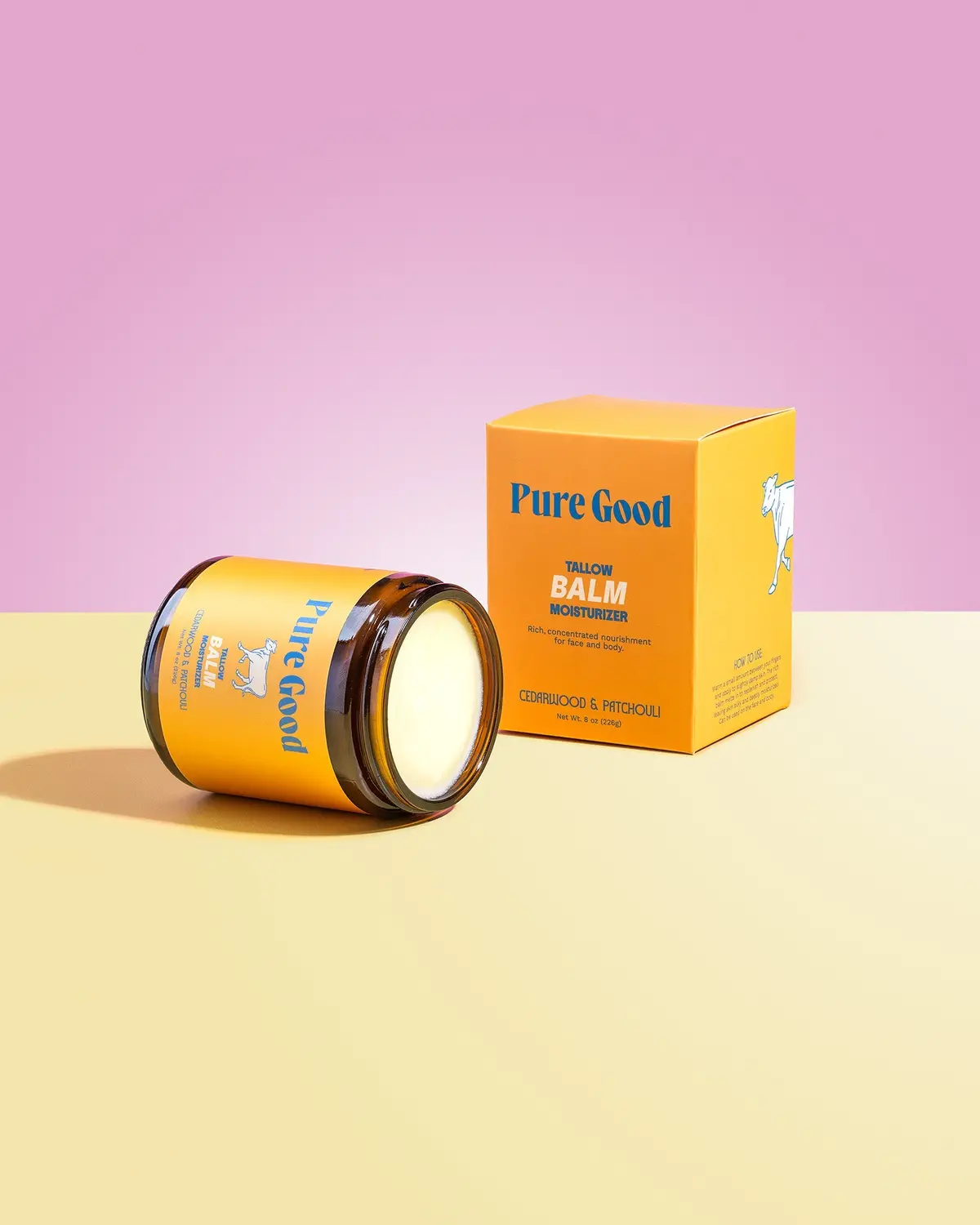 Pure Good Cedarwood + Patchouli Tallow Balm - Firming & Balancing 1
