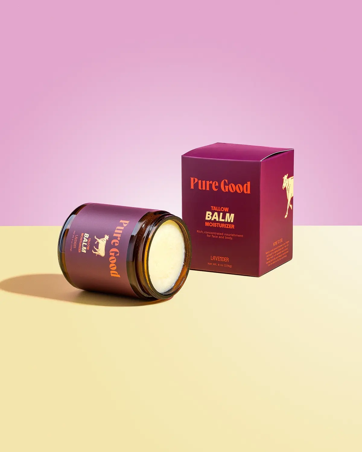 Pure Good Lavender Tallow Balm - Calming & Restoring 1