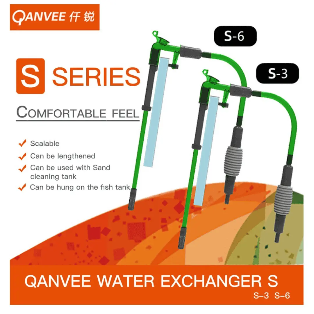 Qanvee S3 Water Changing Siphon With Tank Holding Knob 2