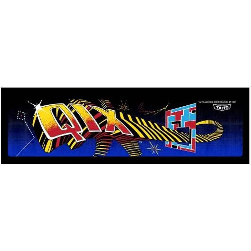 Qix Arcade Marquee 1