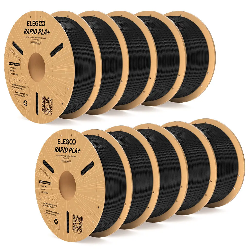Rapid Pla Plus Filament Black 10 Kg 1