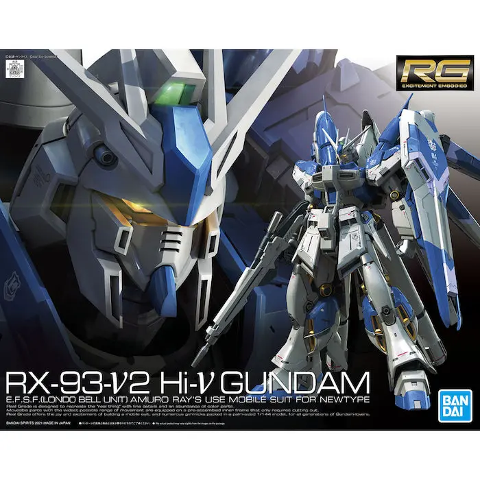 Rg 1/144 Hi-Nu Gundam 1