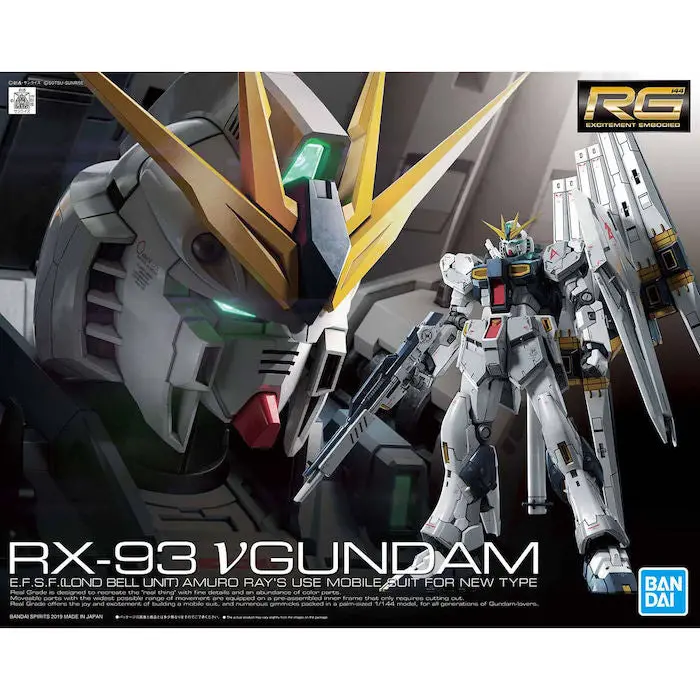 Rg 1/144 Nu Gundam 1
