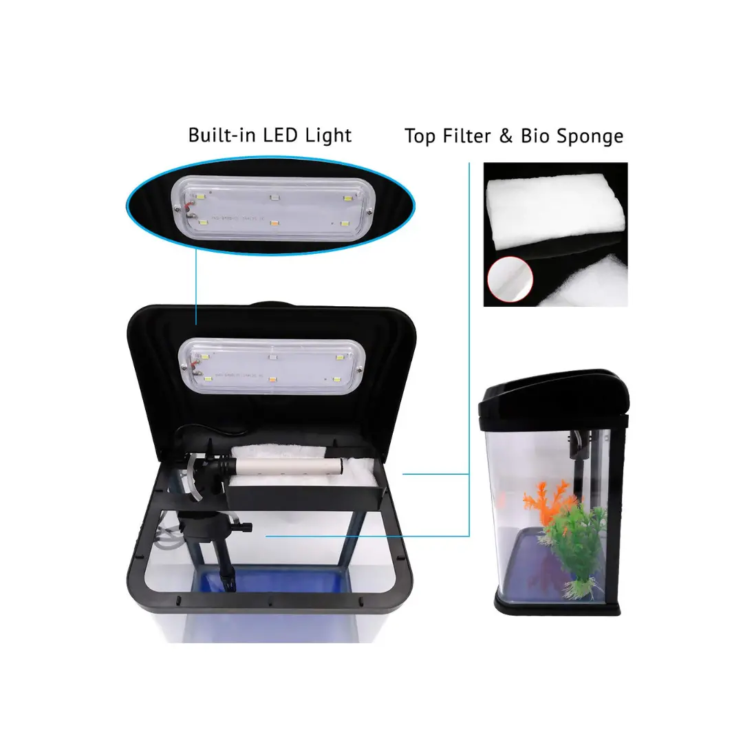 Rs Electrical Glass Aquarium Only Rs-230El (L*W*H = 23*20*23 Cms) 2
