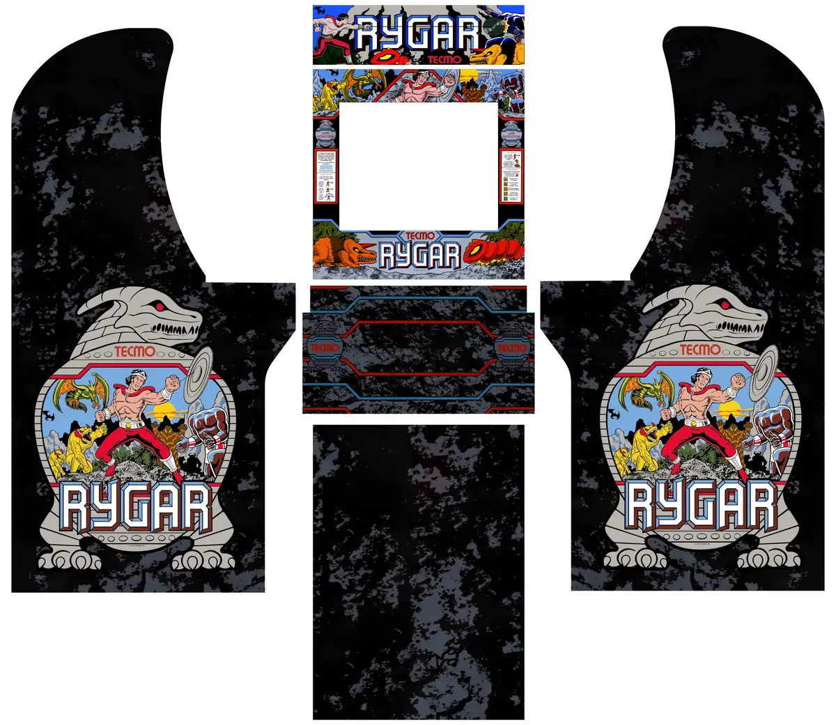 Arcade1up - Rygar Art 1