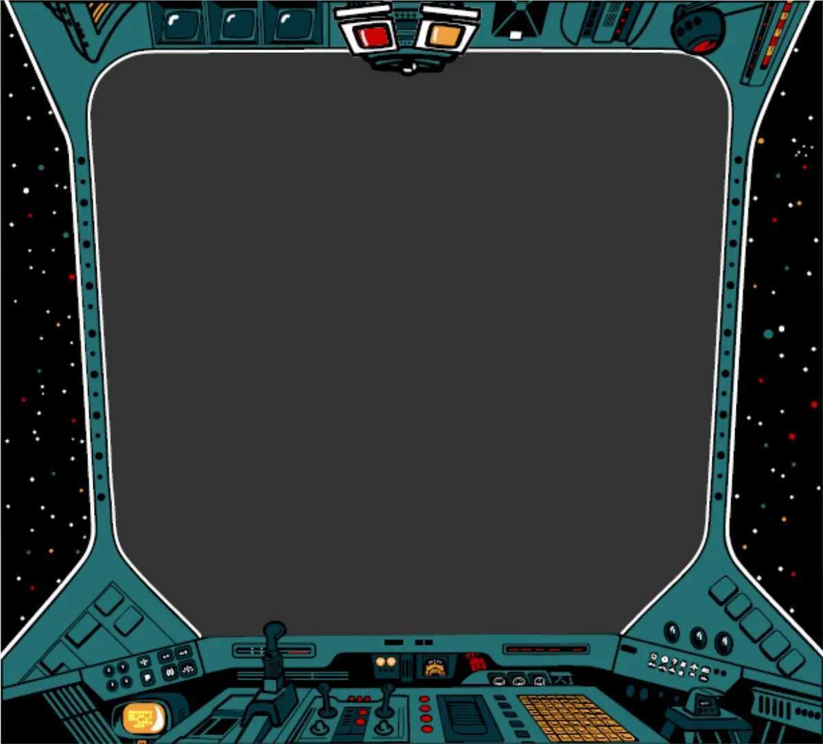 Radar Scope Arcade Bezel 2