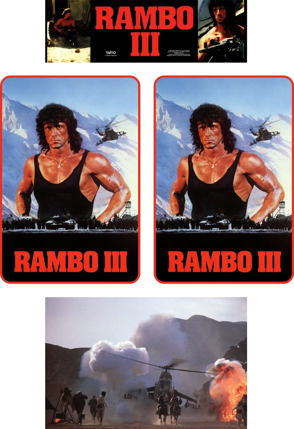 Rambo 3 Iii Arcade Complete Restoration Kit 1