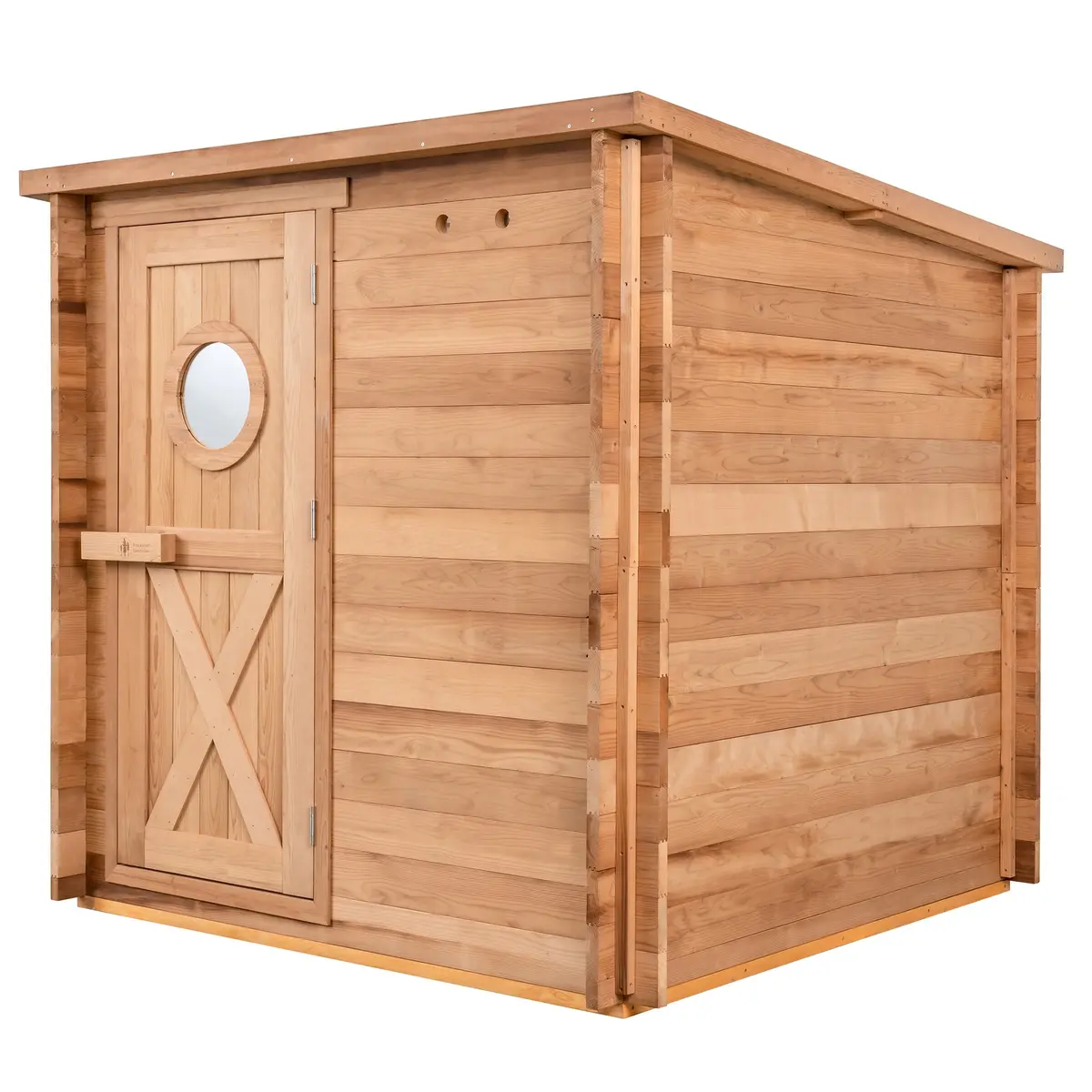 Redwood Outdoors Garden Outdoor Sauna - 8 Person W/ Harvia Kip 8Kw Heater 2