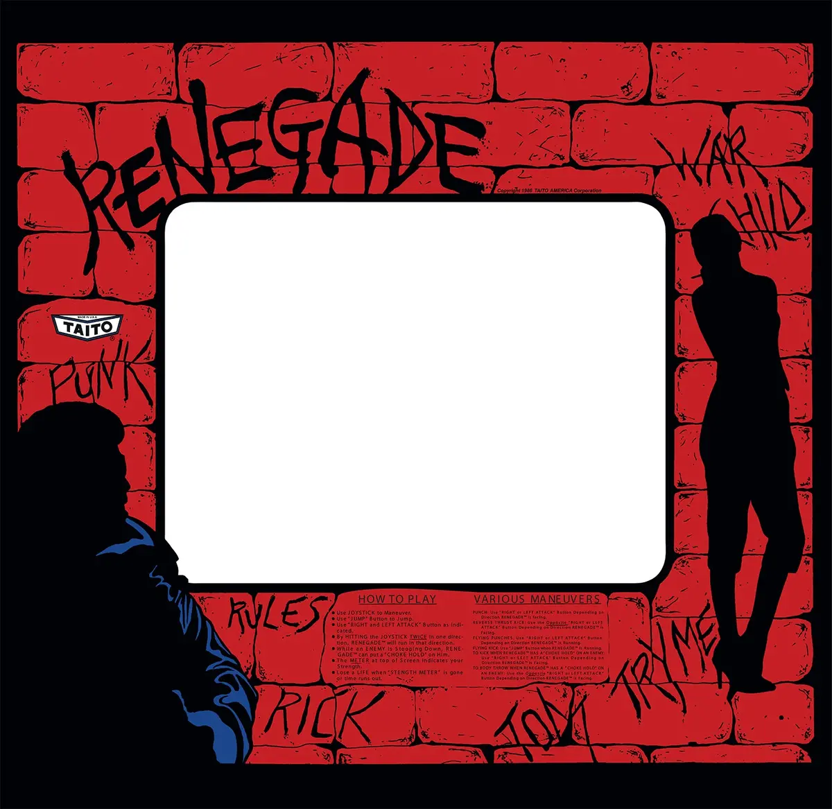 Renegade Arcade Bezel 1