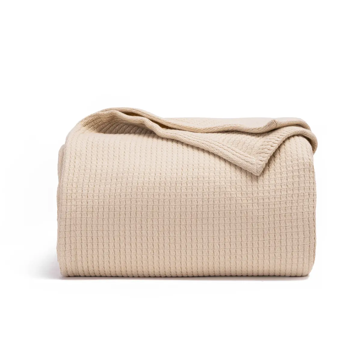 Organic Cotton Mart Rib Weave Blanket 1