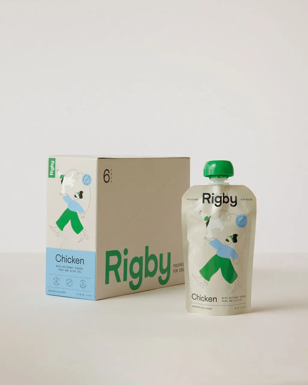 Rigby Organic Chicken Pouch - 6 Pack 1