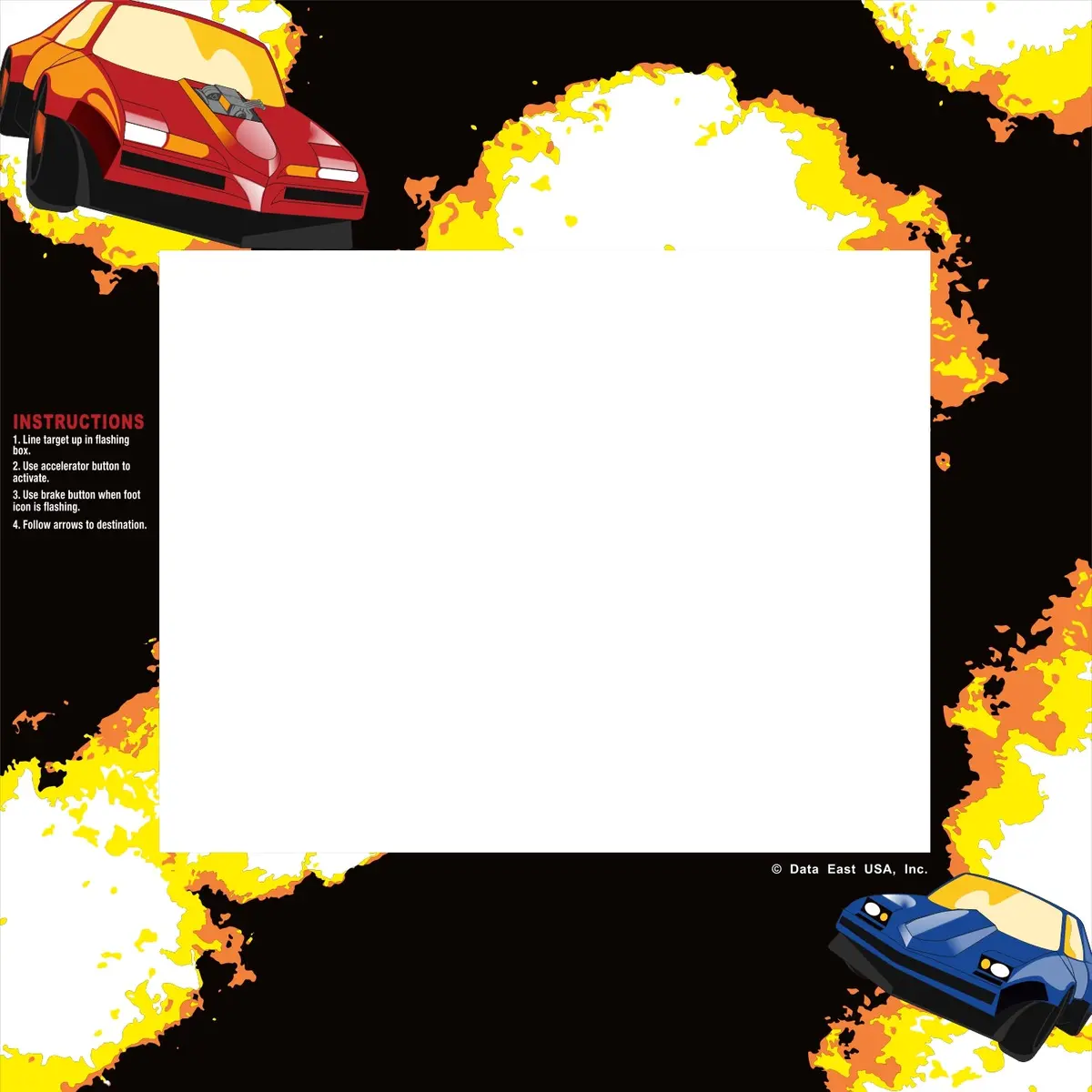 Roadblasters Arcade Bezel 1
