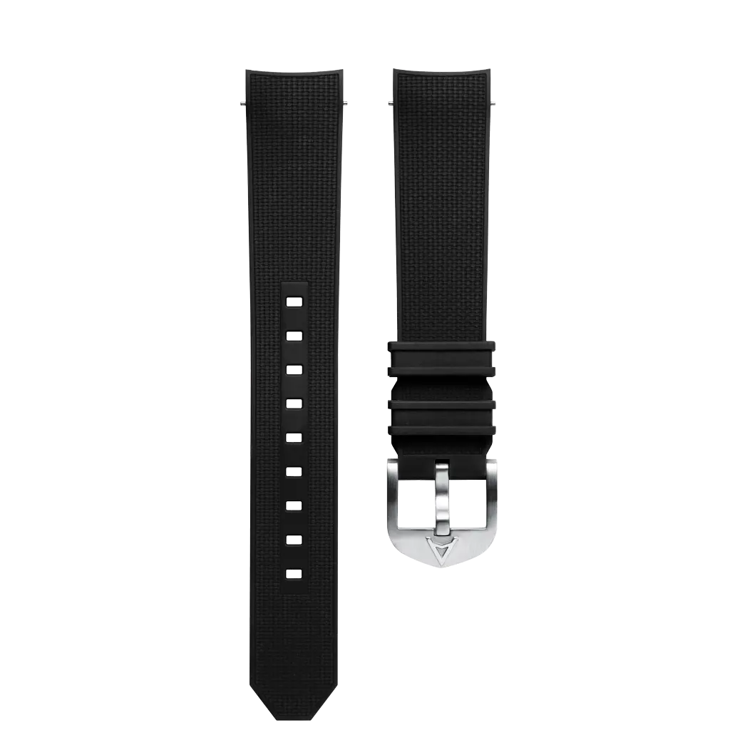Aqua Compressor Black Rubber Strap 1