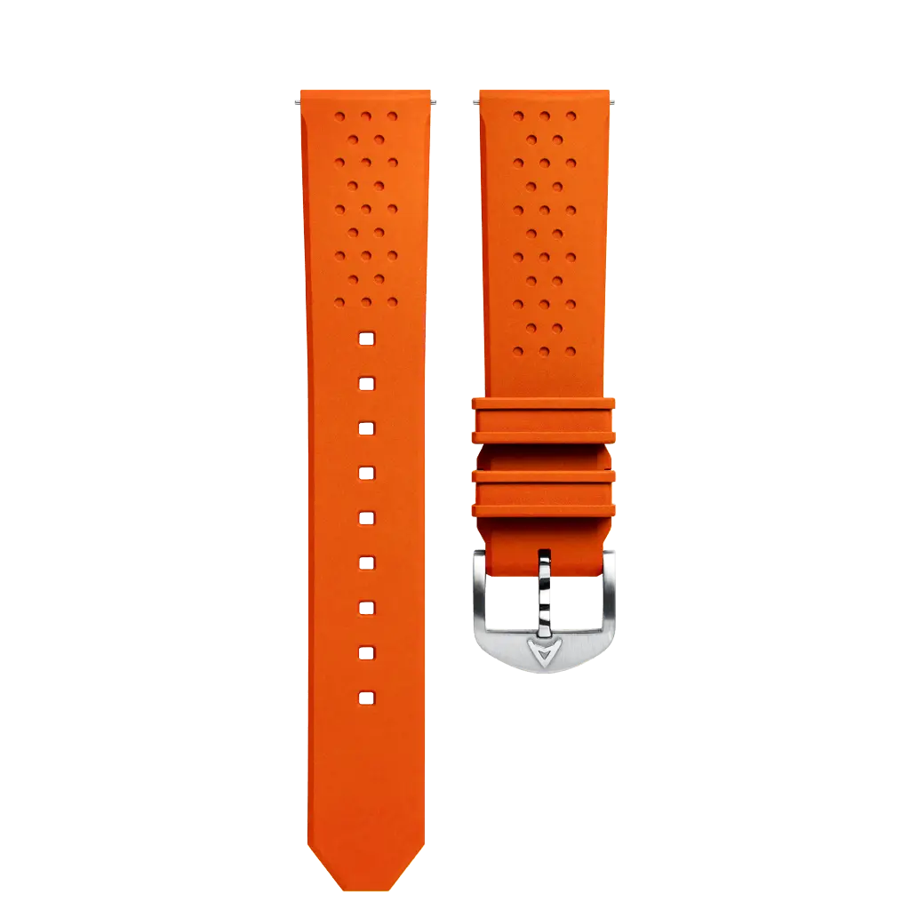 Orange Rubber Strap 1