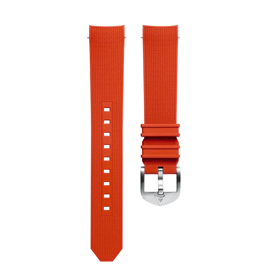 Aqua Compressor Orange Rubber Strap 1