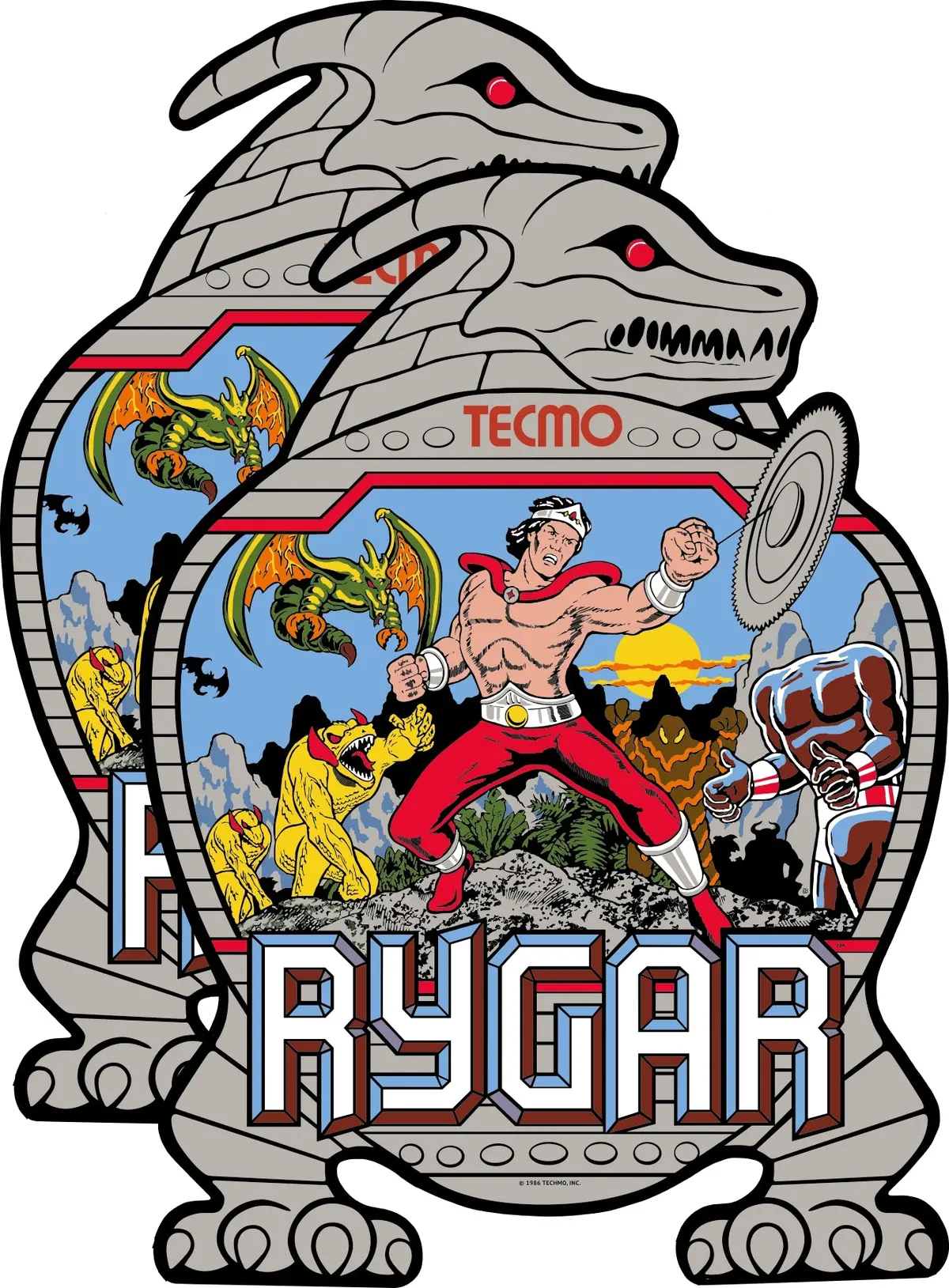 Rygar Side Art Decals 1