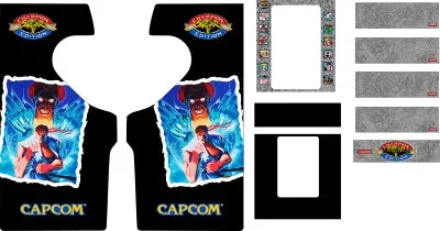Grs Build-A-Cade - Street Fighter 2: Ce Art Decal Kit 1