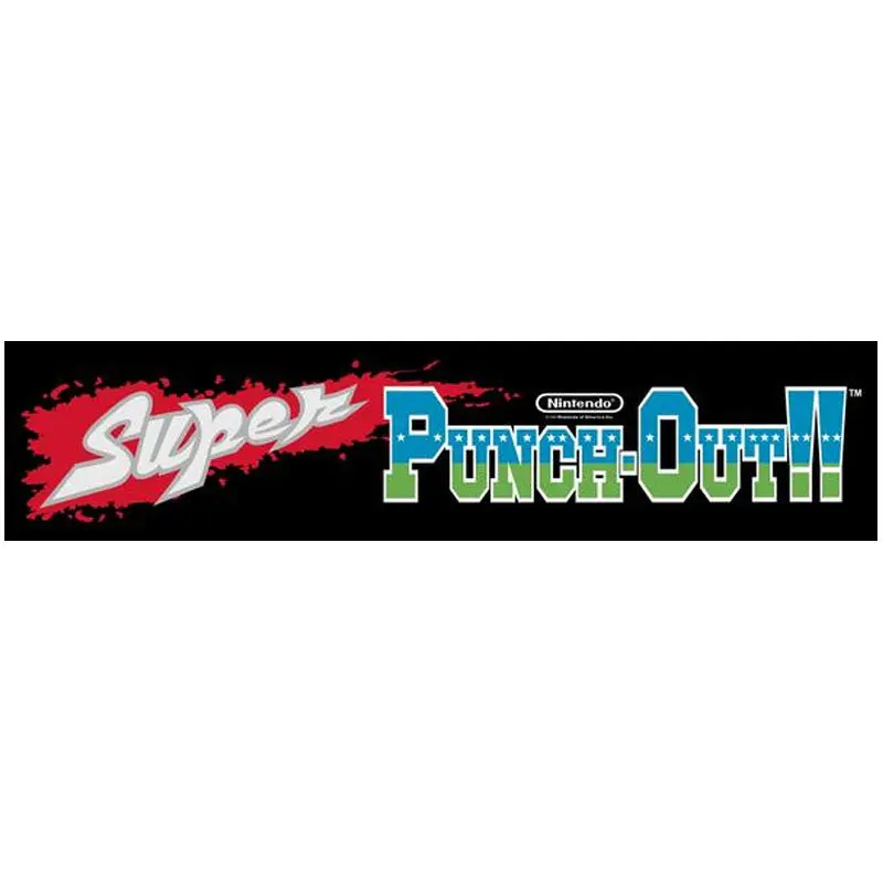 Super Punch Out Arcade Marquee 1