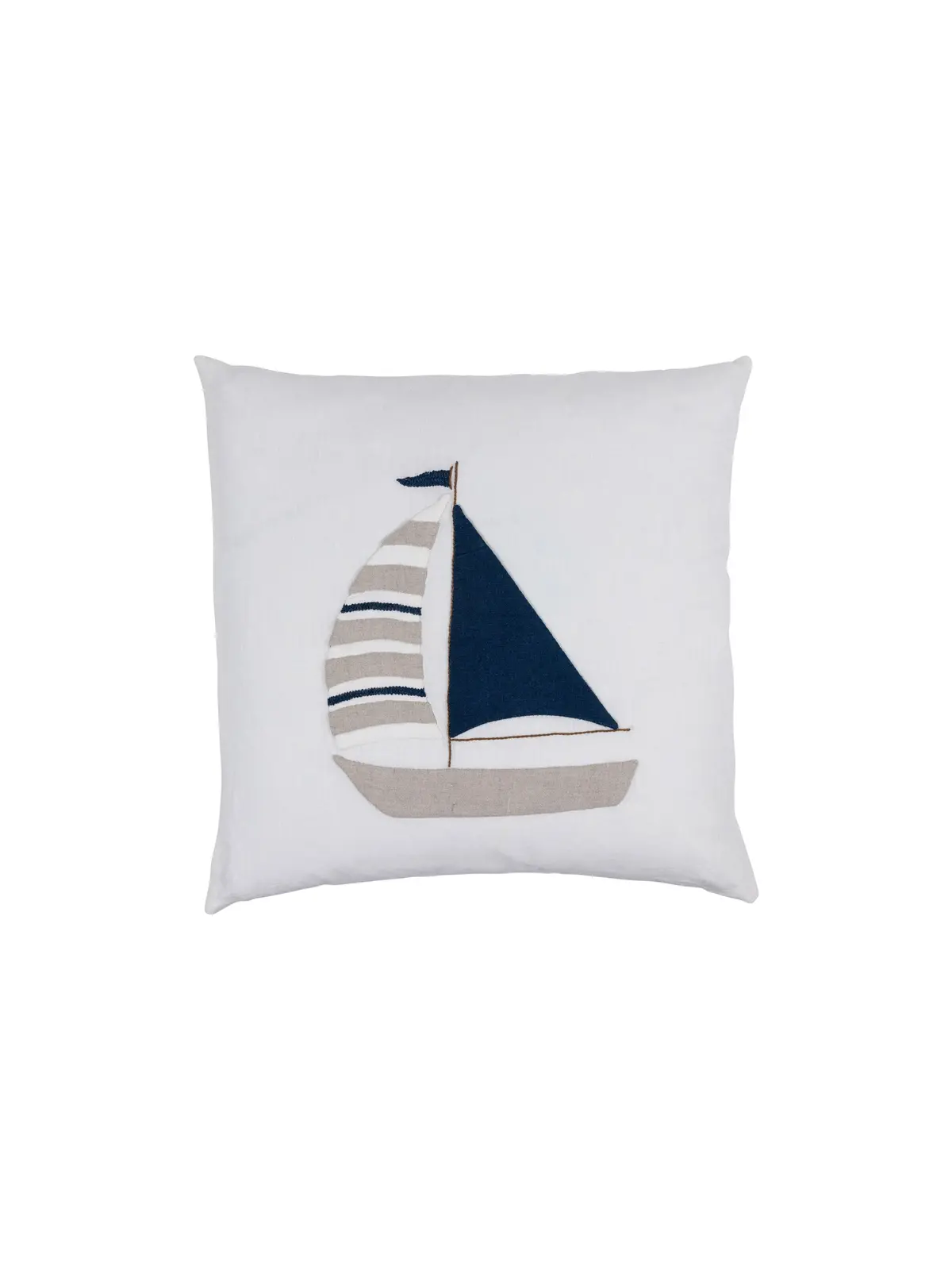 Weston Table Sailboat Linen Throw Pillow 1