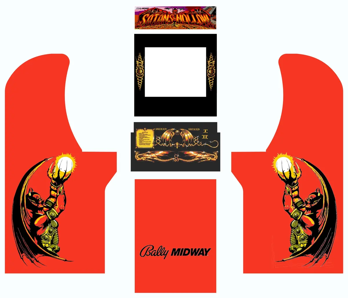 Arcade1up - Satan's Hollow Art 1