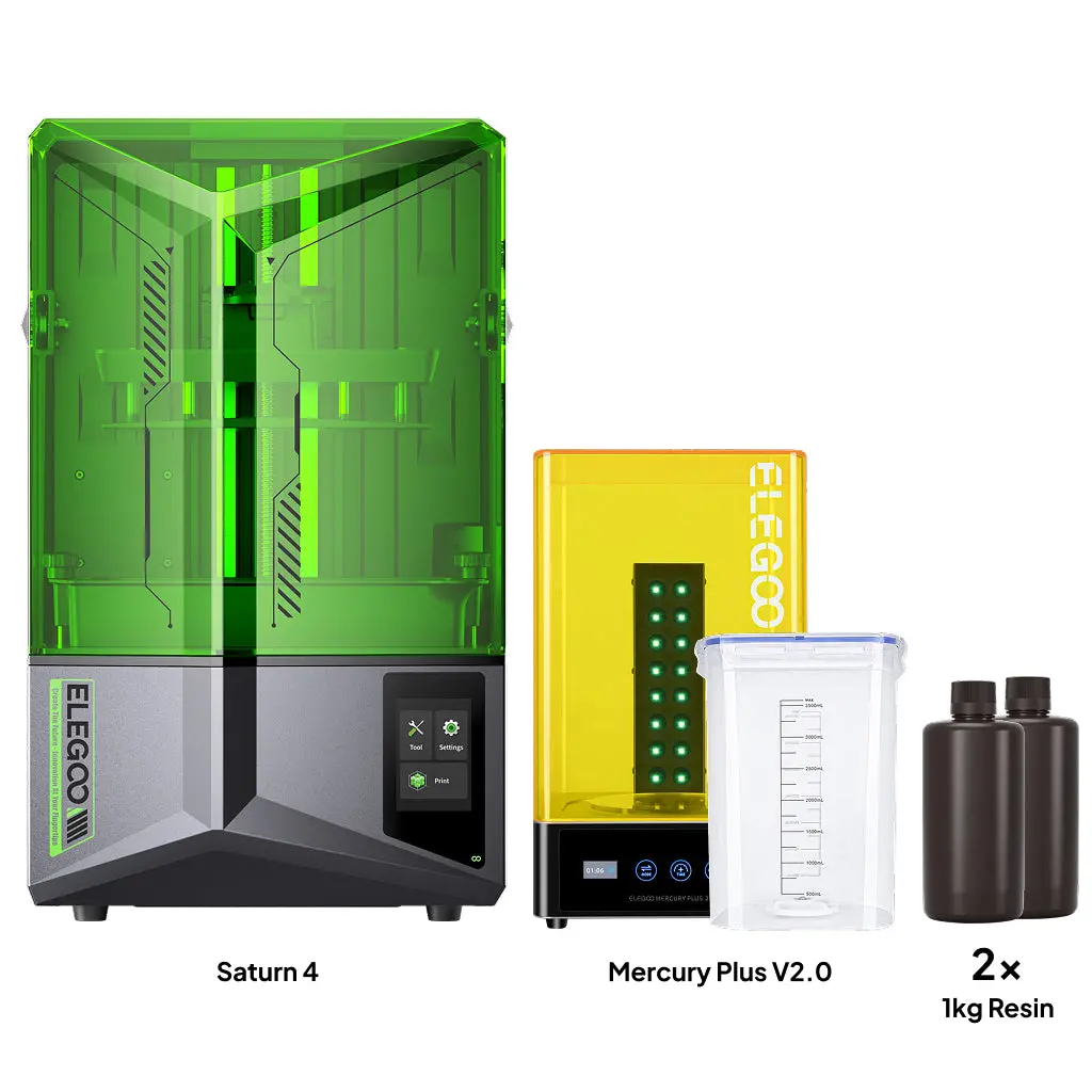 Saturn 4 Complete Bundle - Mercury Plus V2.0 & Resin 1