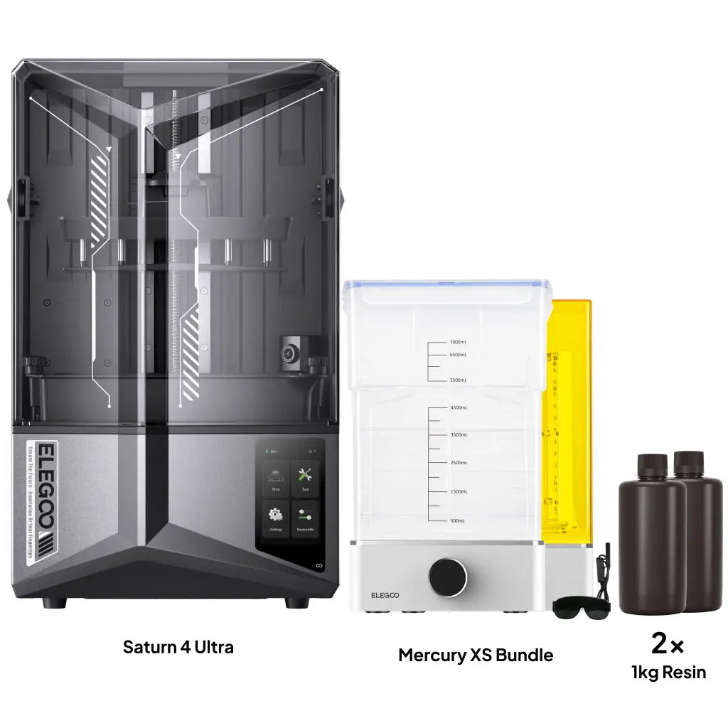 Saturn 4 Ultra Complete Bundle - Mercury Xs & Resin 1