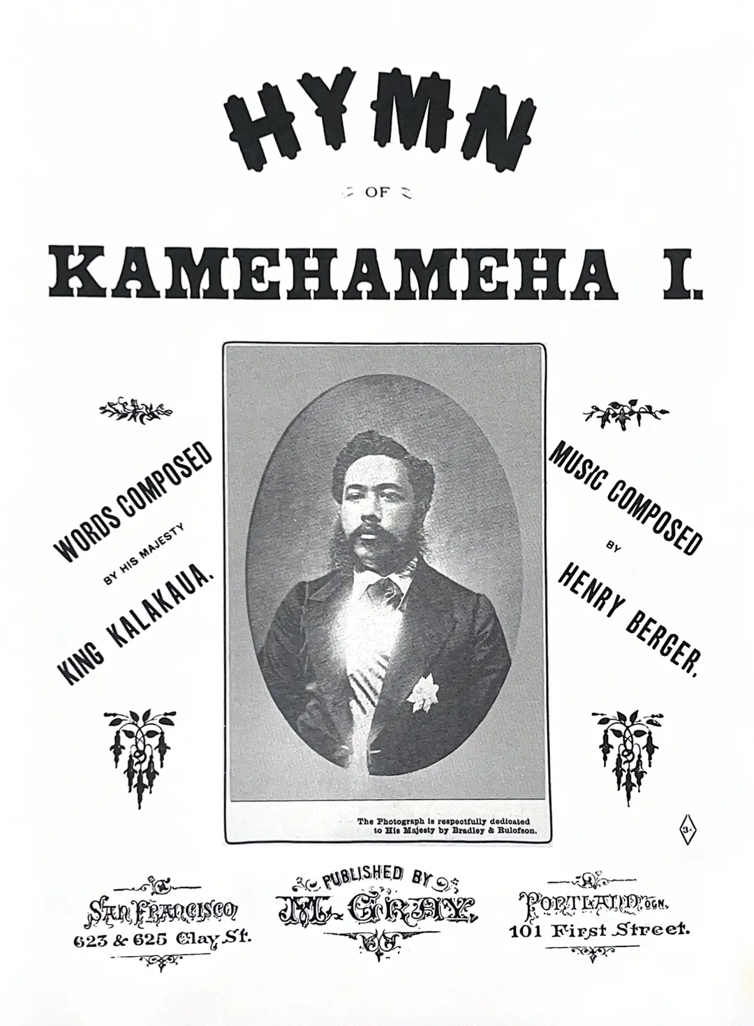 Hymn Of Kamehameha I By Kalakaua Sheet Music 1