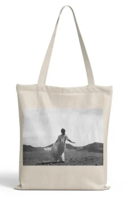 "Standing Above The Clouds" Tote Bag 1