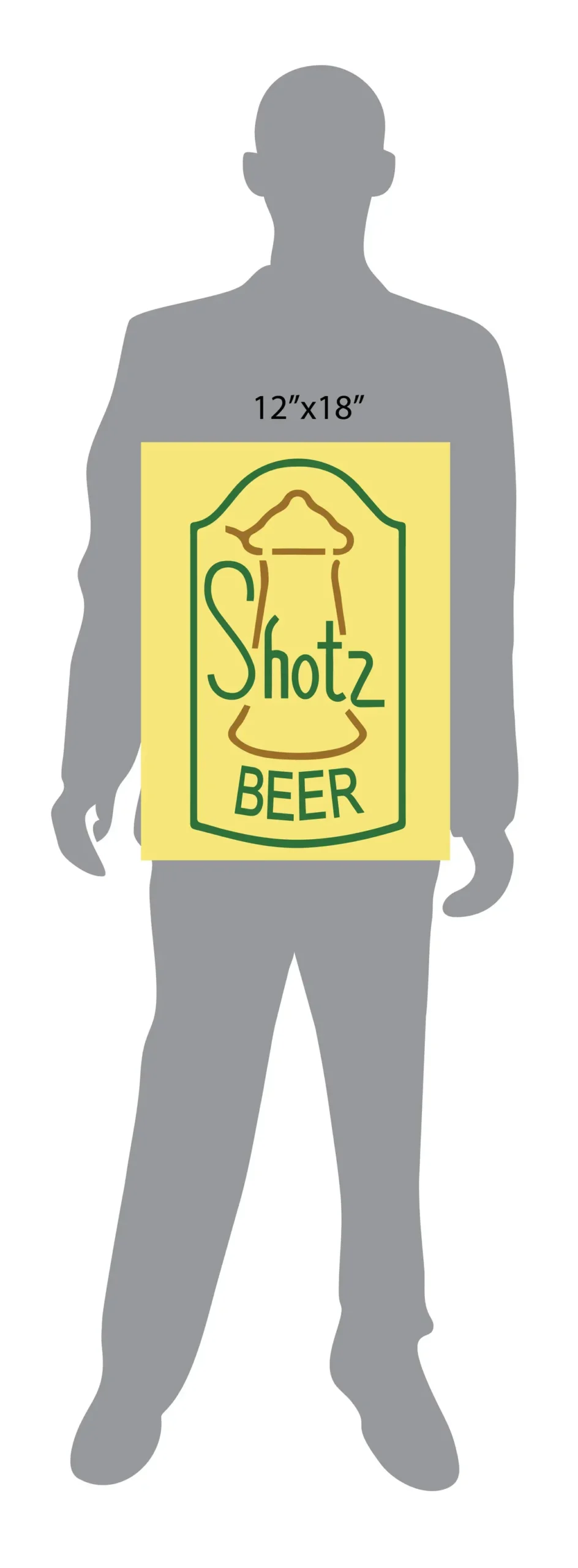 Shotz Beer Laverne And Shirley Sign 2