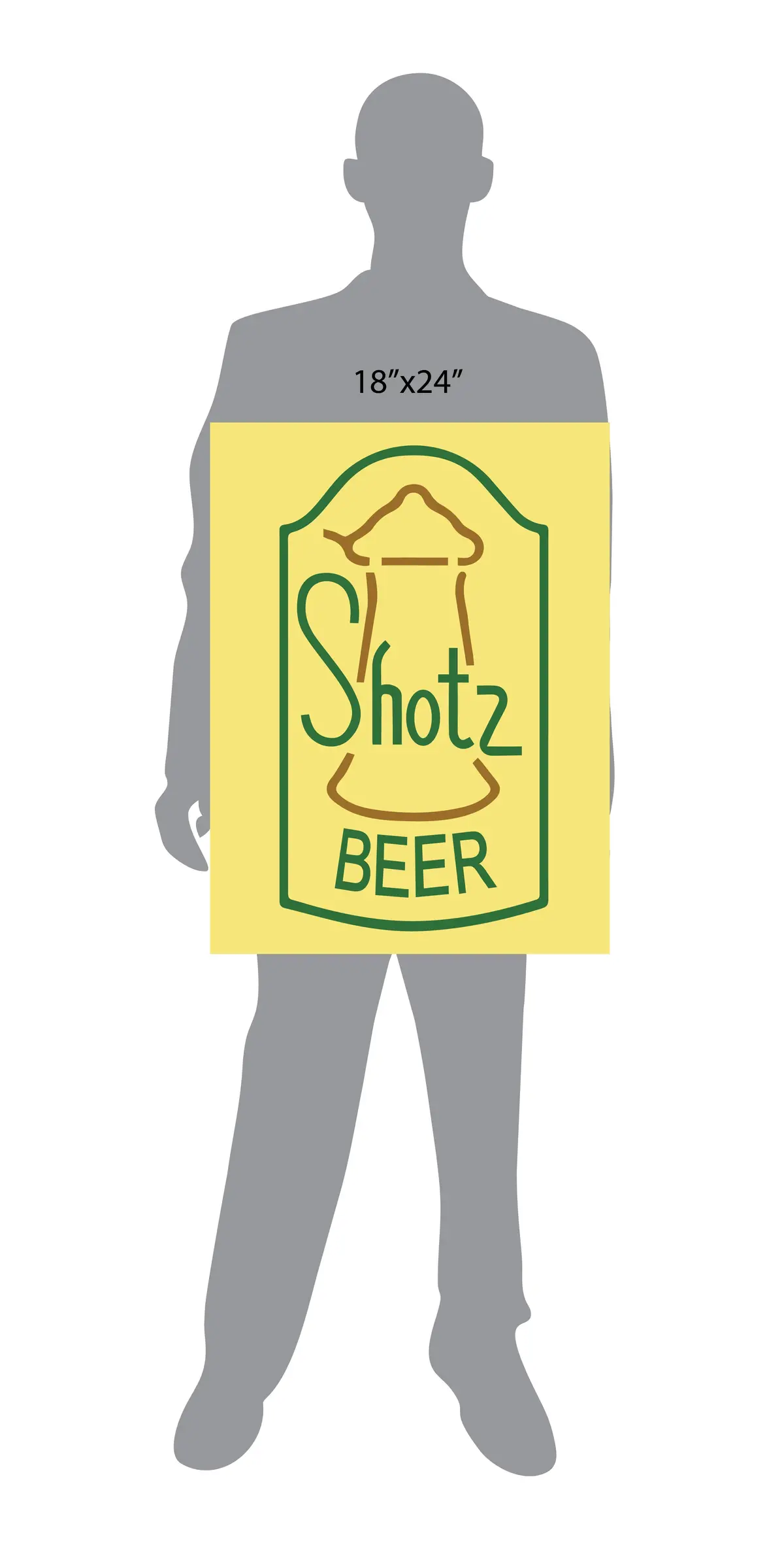 Shotz Beer Laverne And Shirley Sign 3