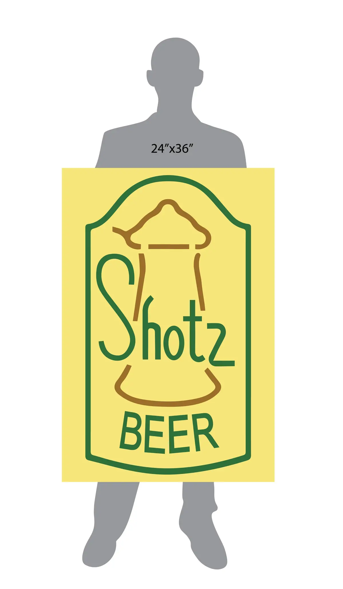 Shotz Beer Laverne And Shirley Sign 3