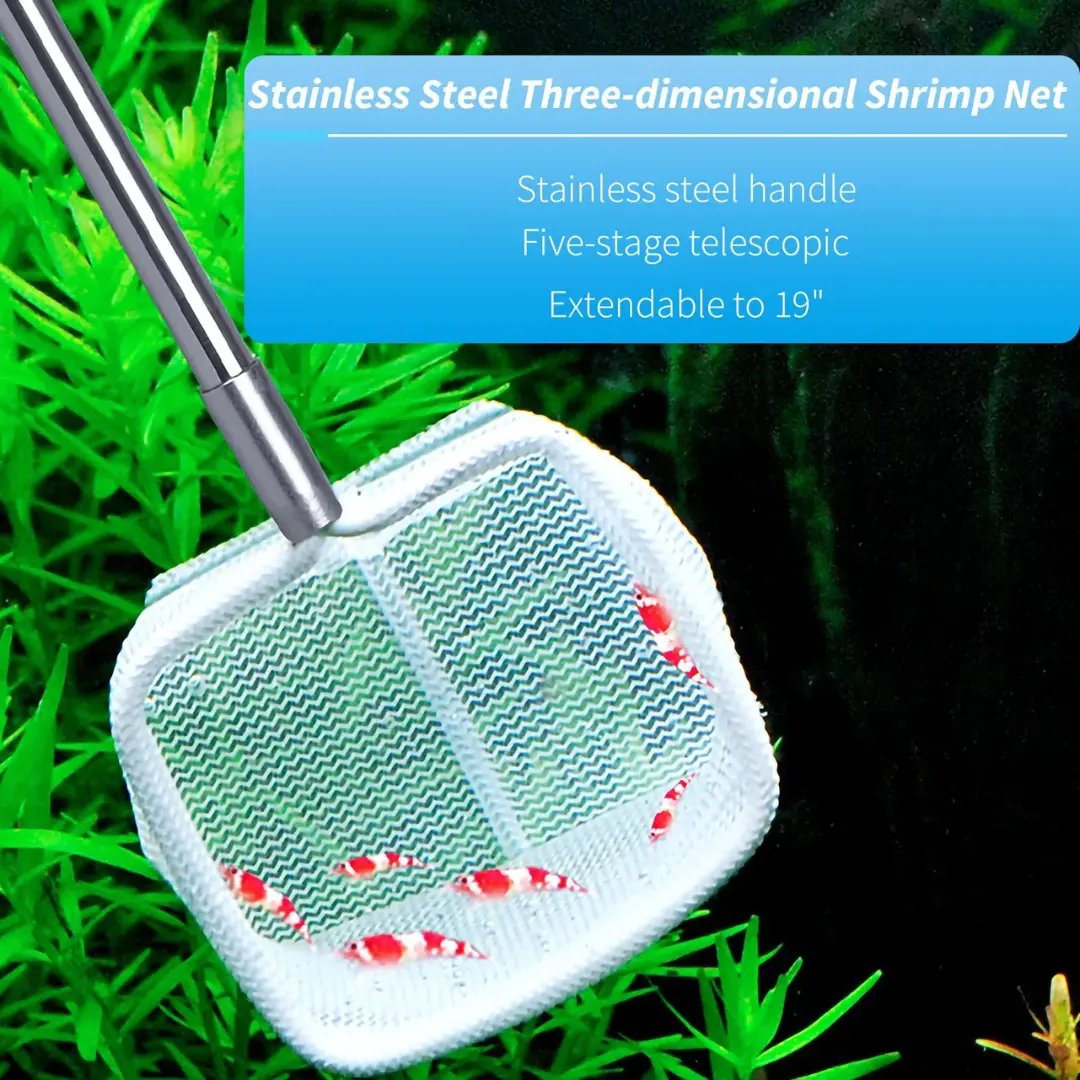 Shrimp Net Extendable Stainless Steel Handle 1
