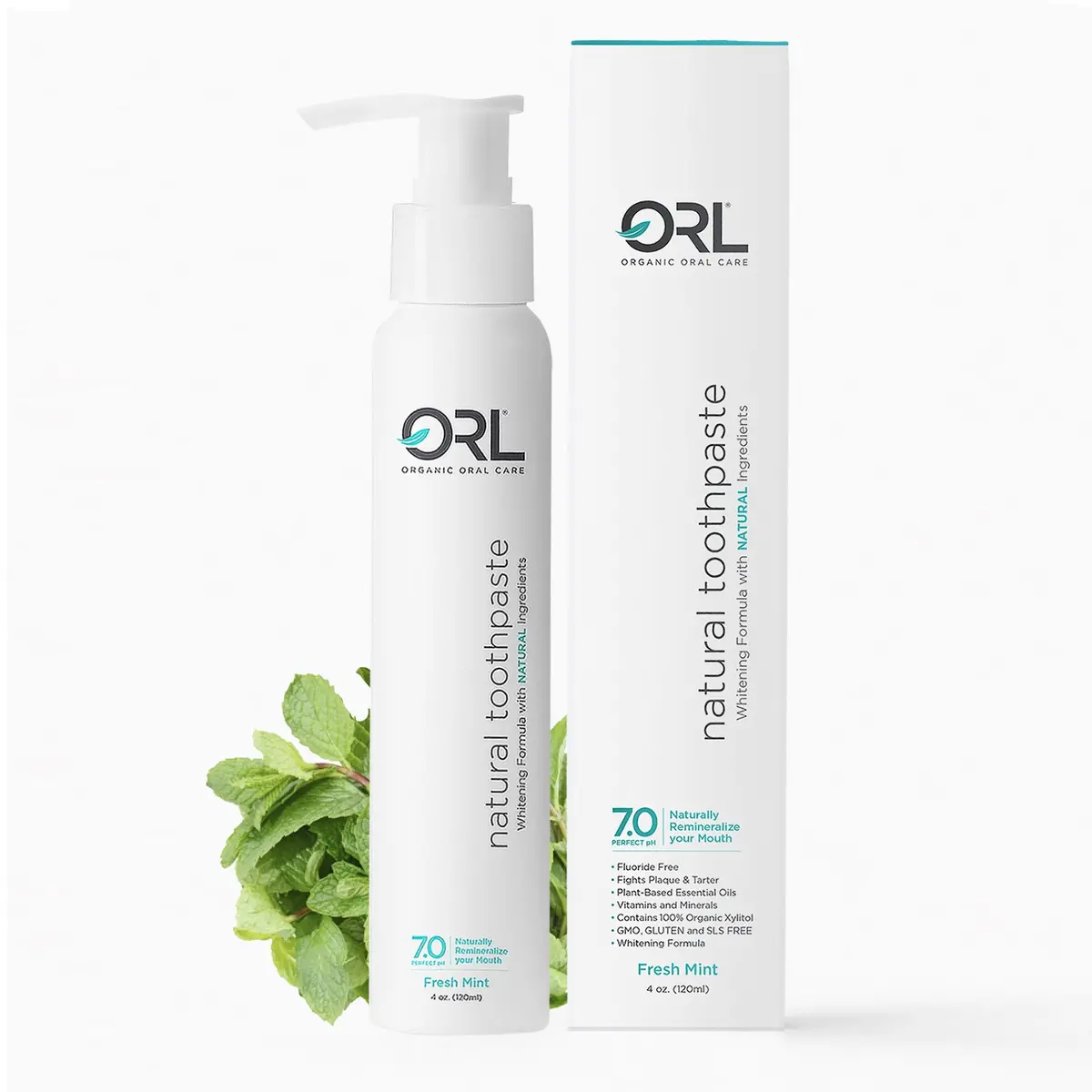 Orl Single Fresh Mint Natural Hydroxyapatite Toothpaste 1