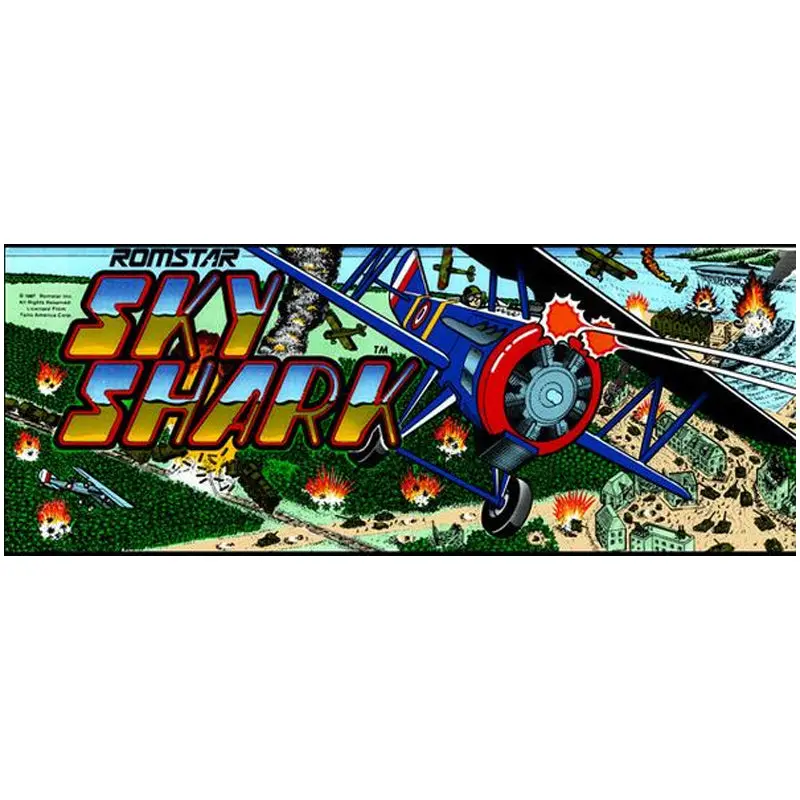 Sky Shark Arcade Marquee 1