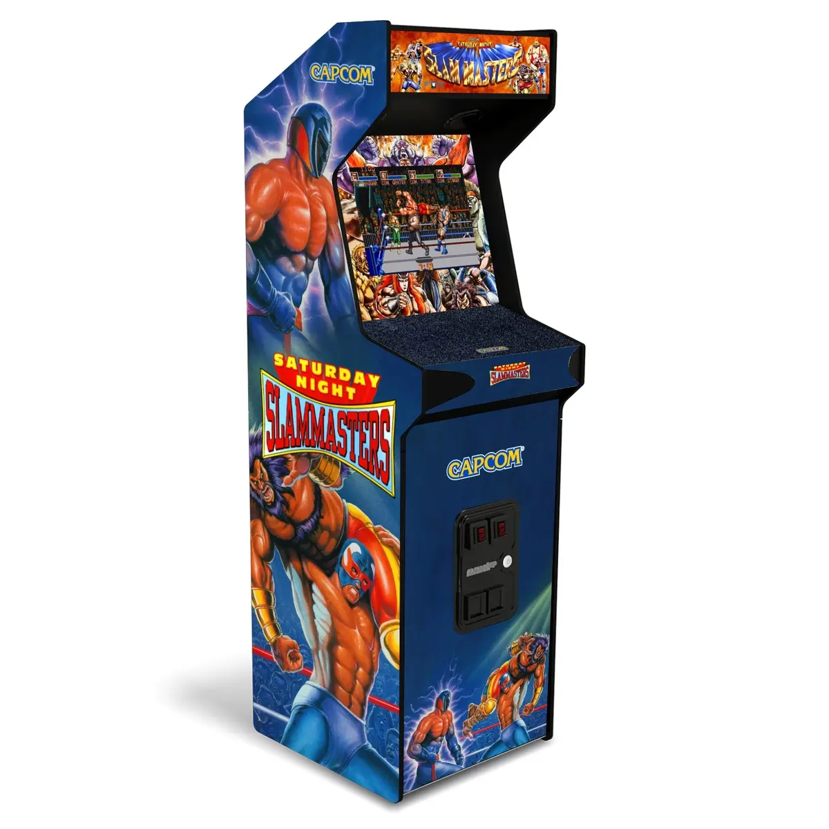 Saturday Night Slam Masters Arcade1up Deluxe Art Kit (For Street Fighter 2: Ce Deluxe Edition) 1