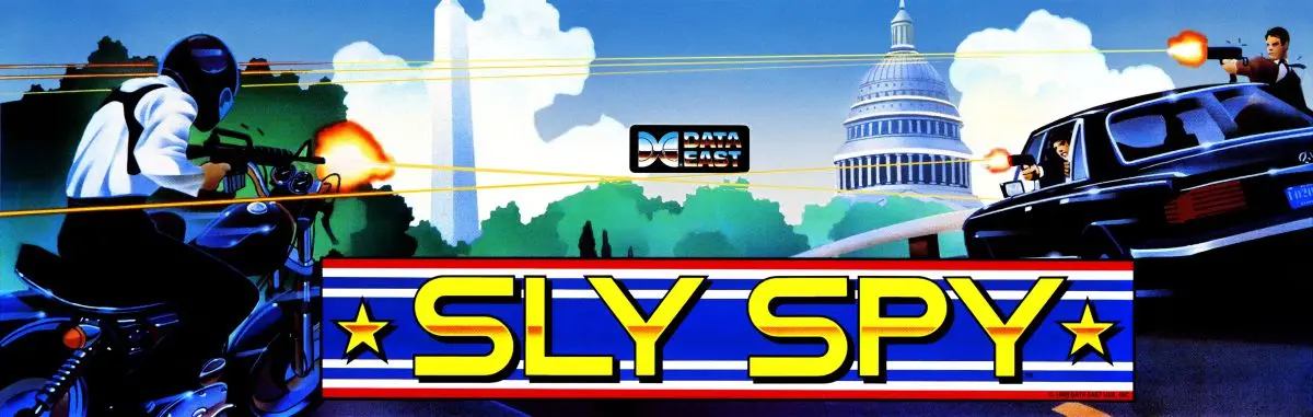 Sly Spy Arcade Marquee 1