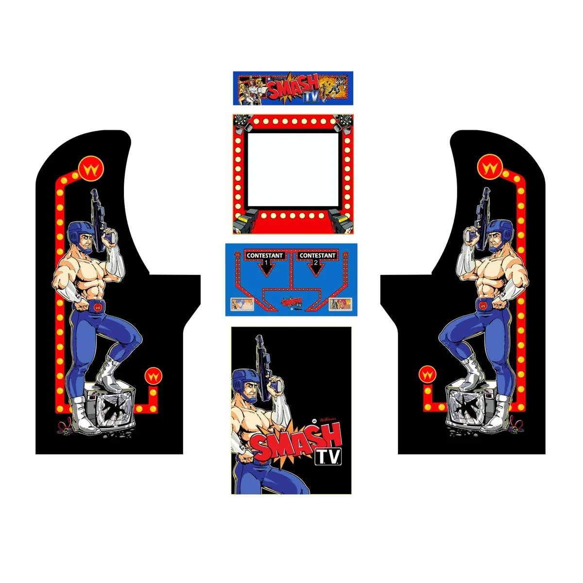 Arcade1up - Smash Tv Art 1