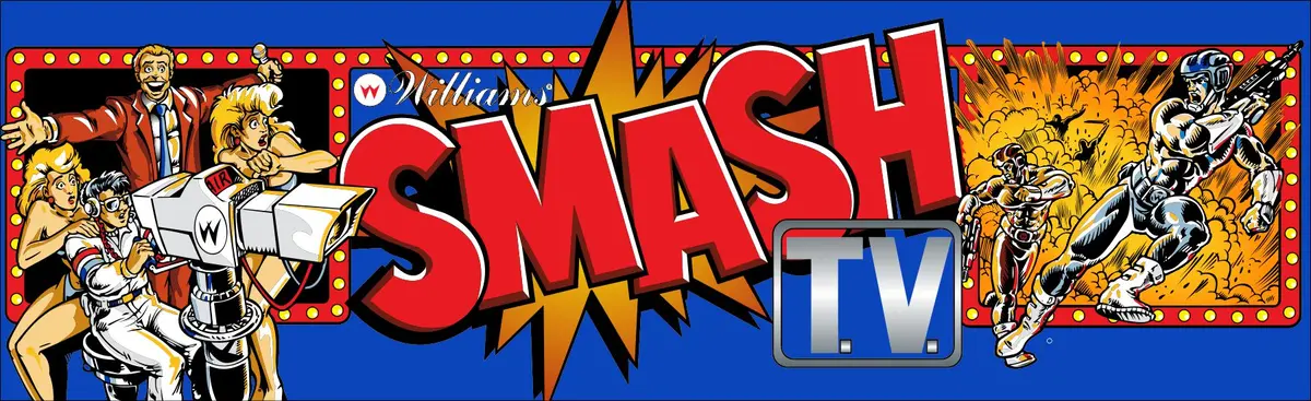 Smash Tv Arcade Marquee 1