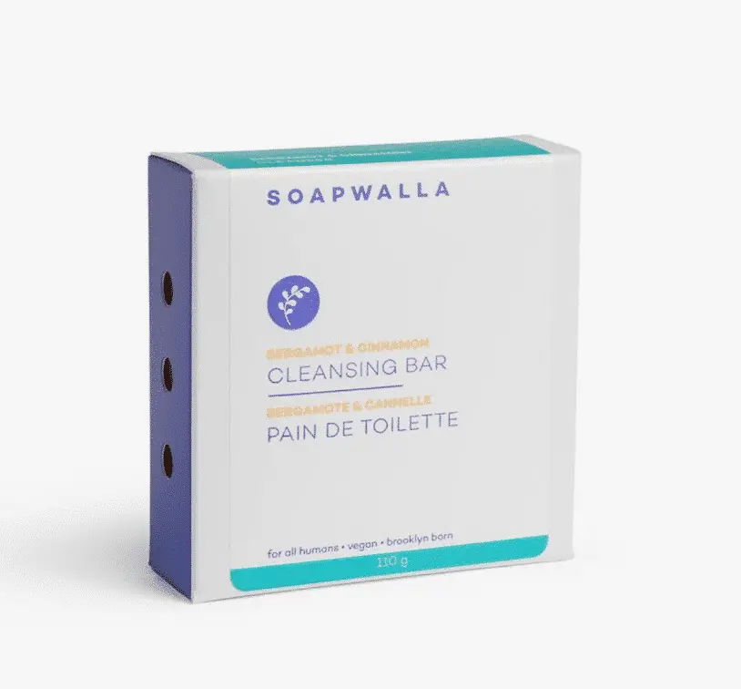 Soapwalla Bergamot & Cinnamon Cleansing Soap Bar 1