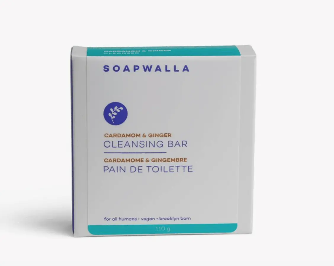 Soapwalla Cardamom Ginger Cleansing Soap Bar 1