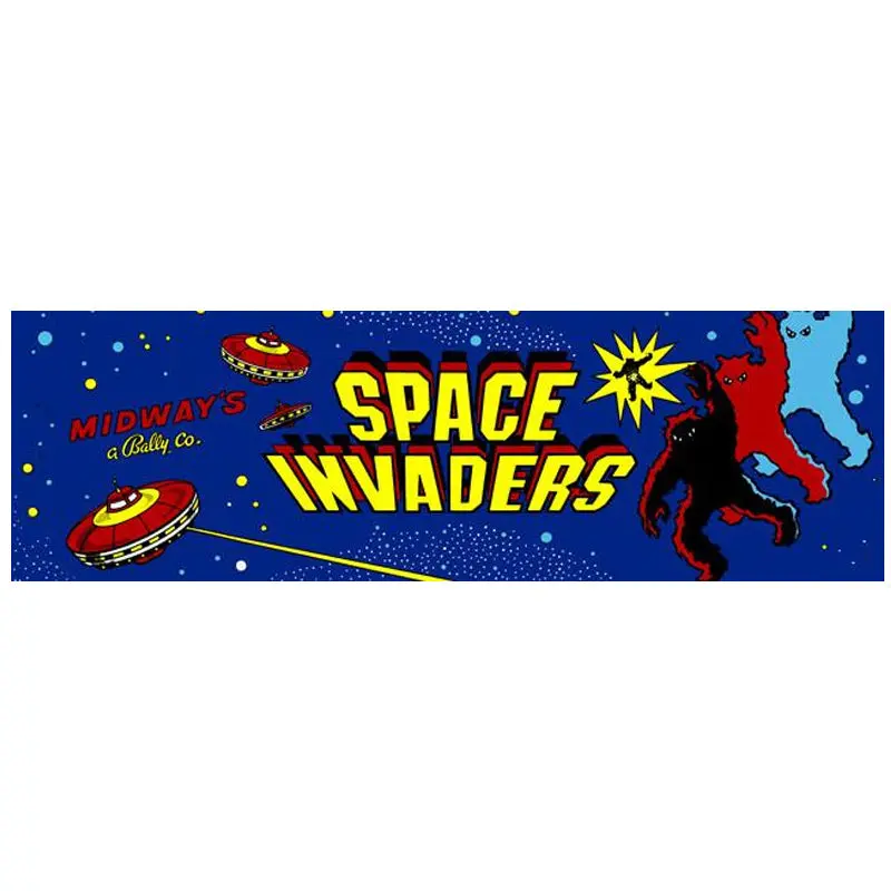 Space Invaders Arcade Marquee 1