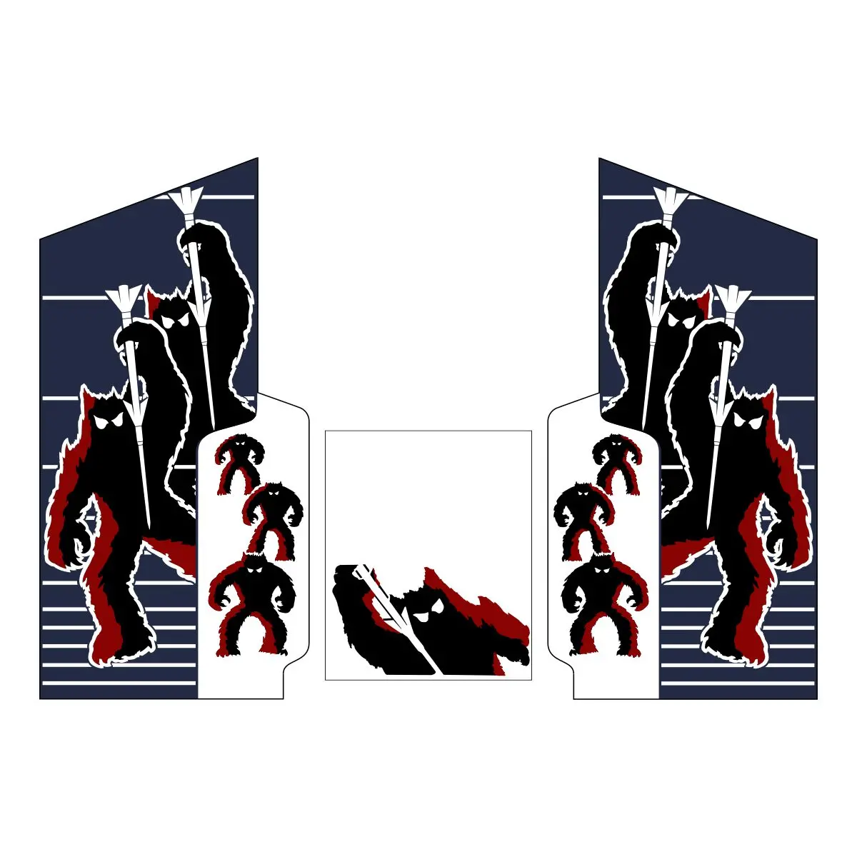 Space Invaders Arcade Side Art 1