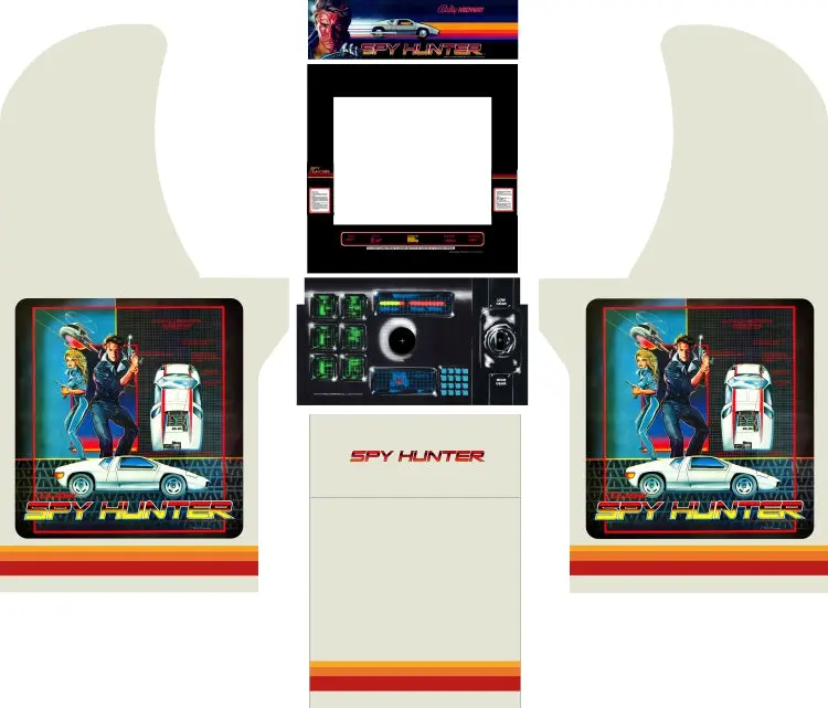 Arcade1up - Spy Hunter Art 1